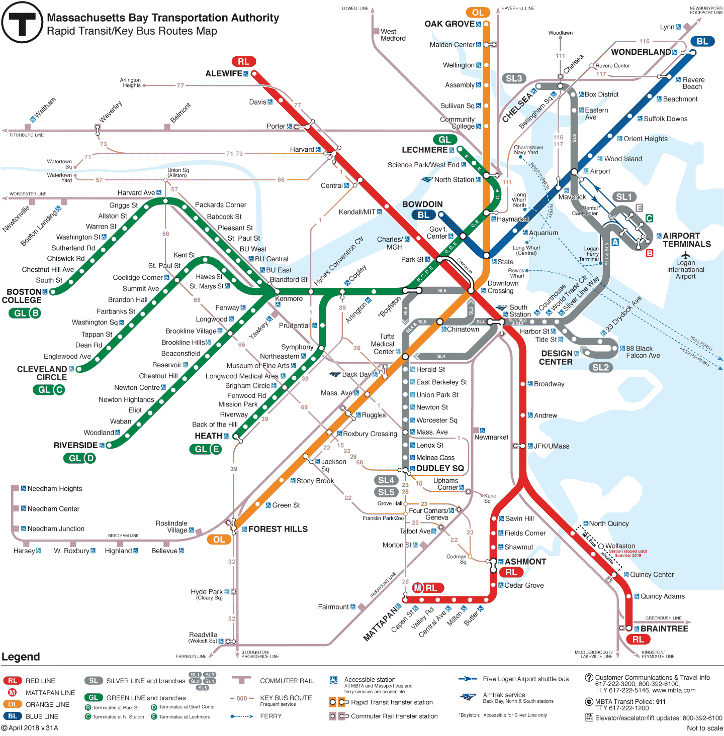 mbta简称为"t",在波士顿坐地铁也可以叫"坐